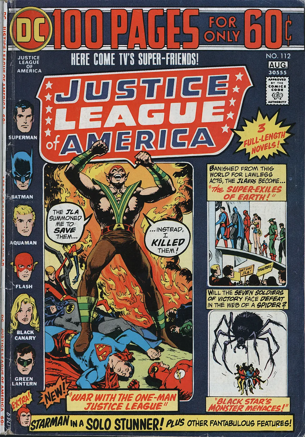 Cover of Justice League of America #112