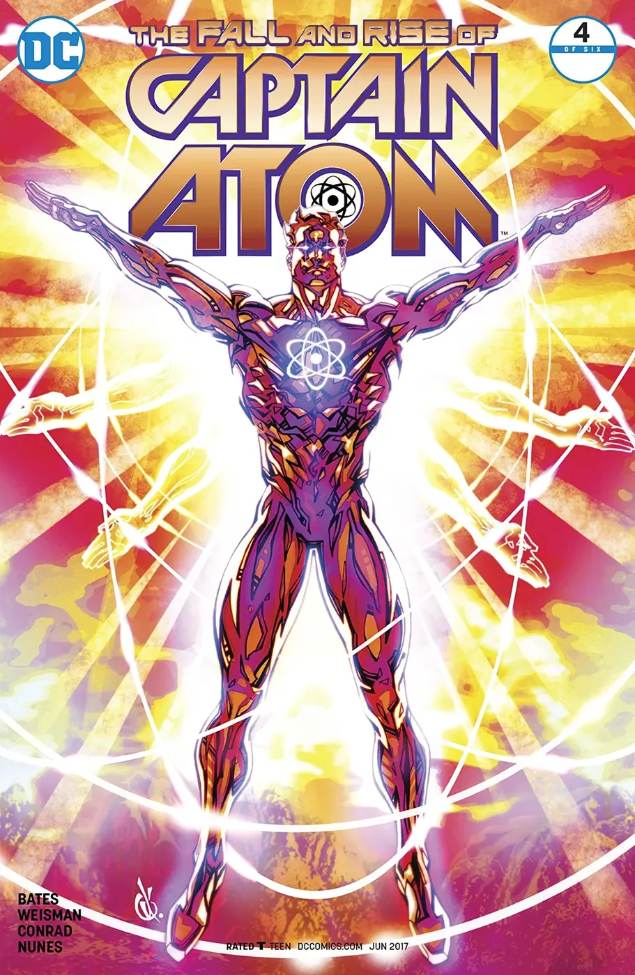 Cover of The Fall and Rise of Captain Atom #4