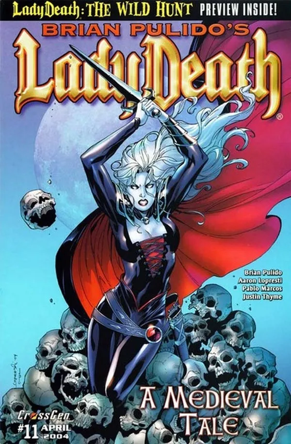 Cover of Brian Pulido's Lady Death: A Medieval Tale #12