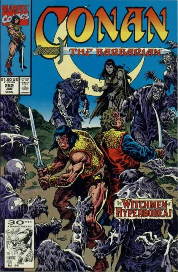 Cover of Conan the Barbarian #252