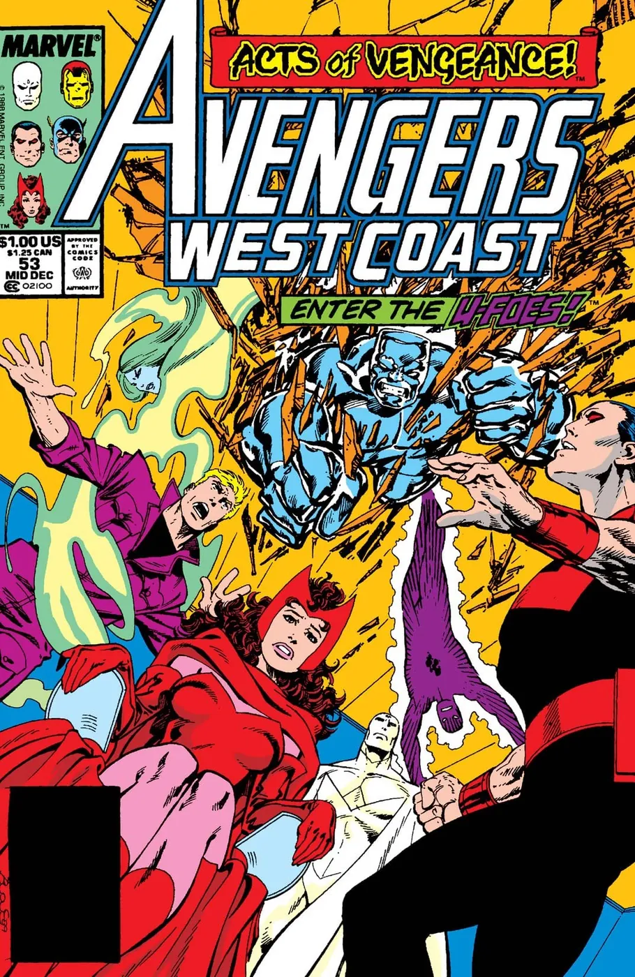 Cover of Avengers West Coast #53