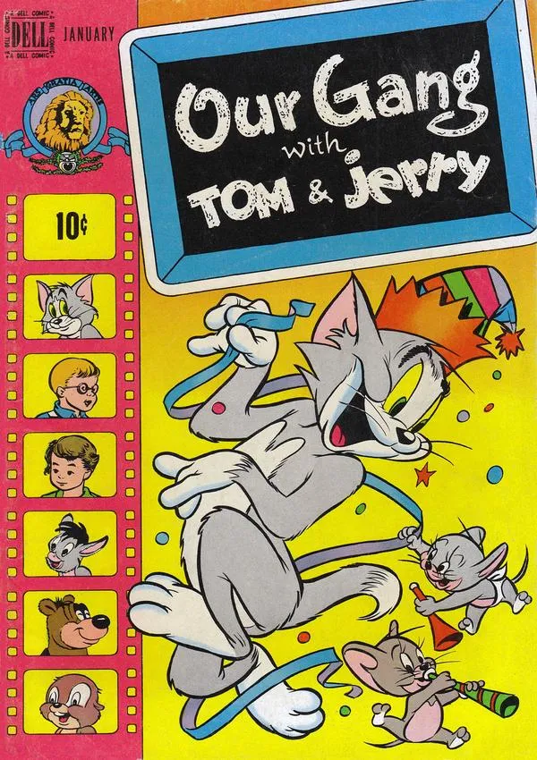 Cover of Our Gang with Tom & Jerry #54