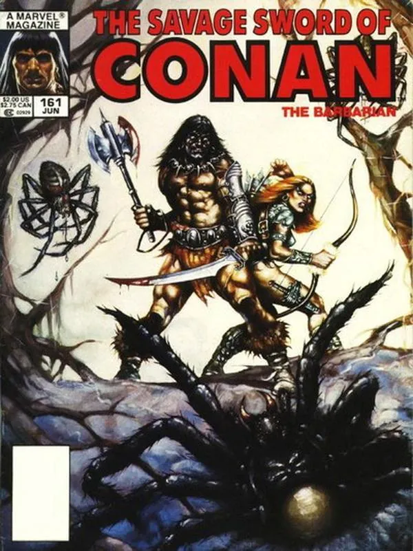 Cover of The Savage Sword of Conan #161