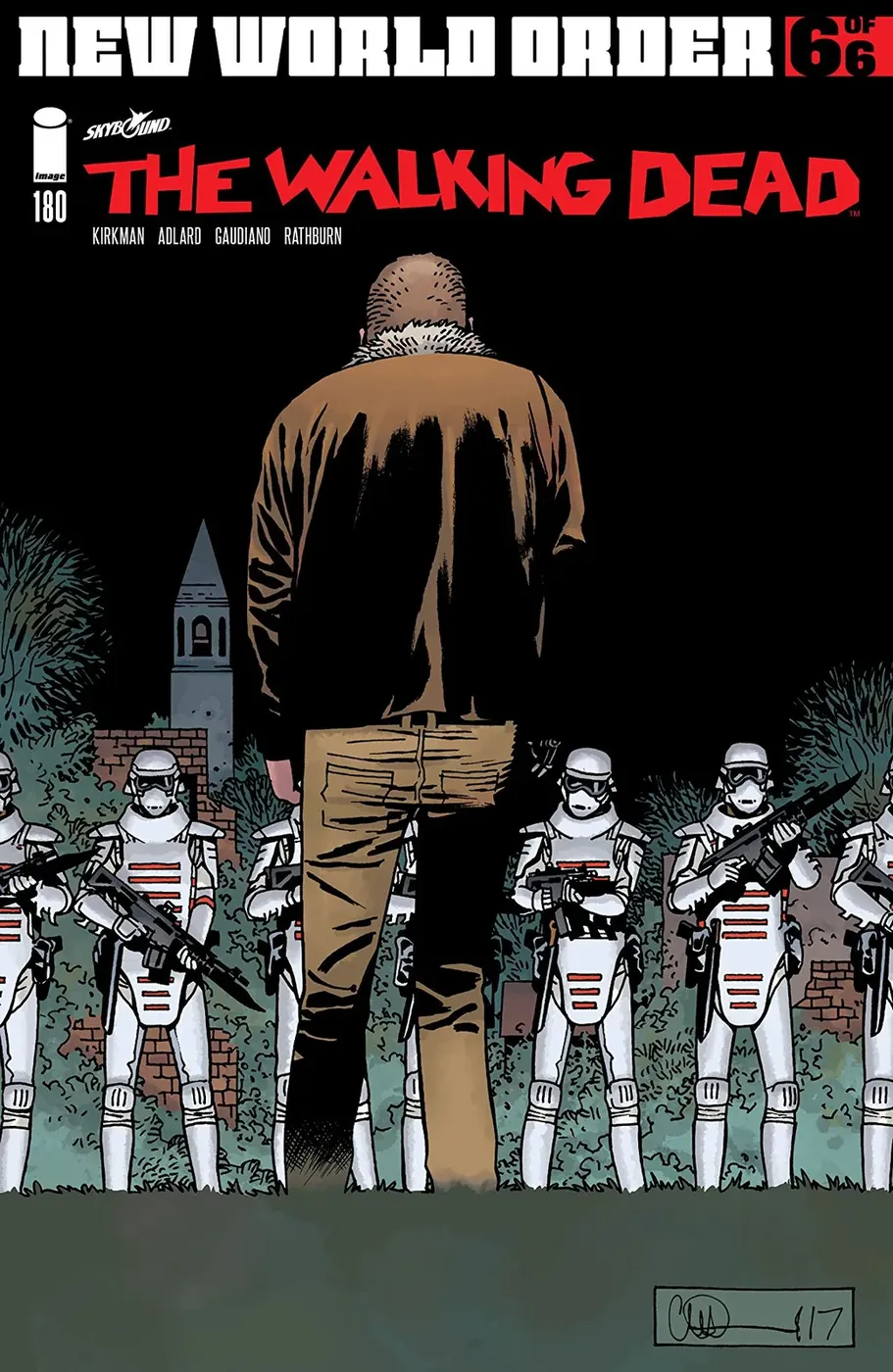 Cover of The Walking Dead #180