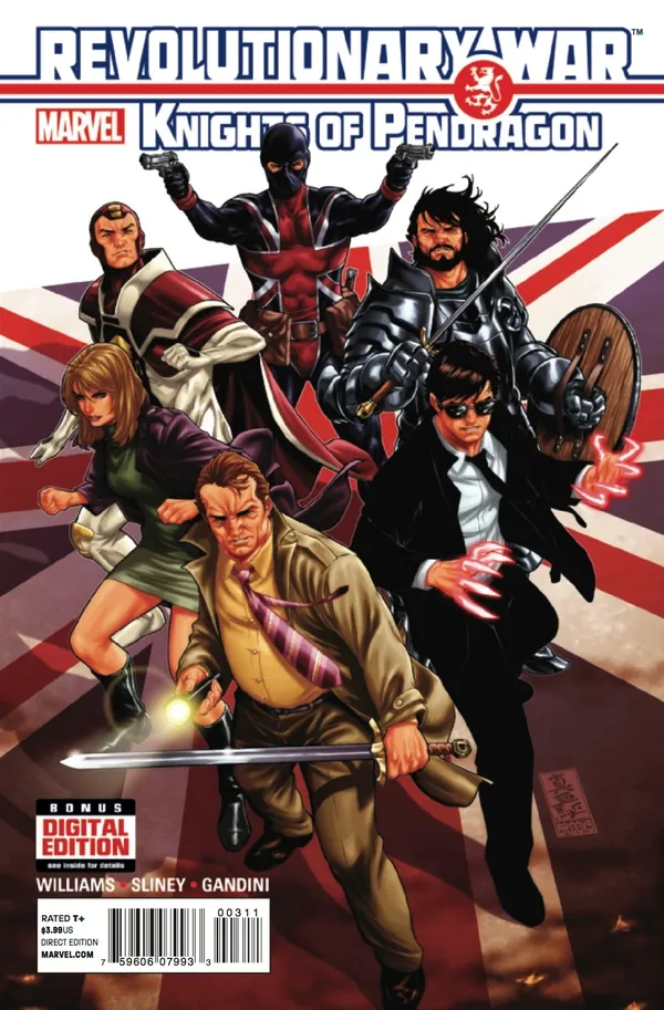 Cover of Revolutionary War: Knights of Pendragon #1