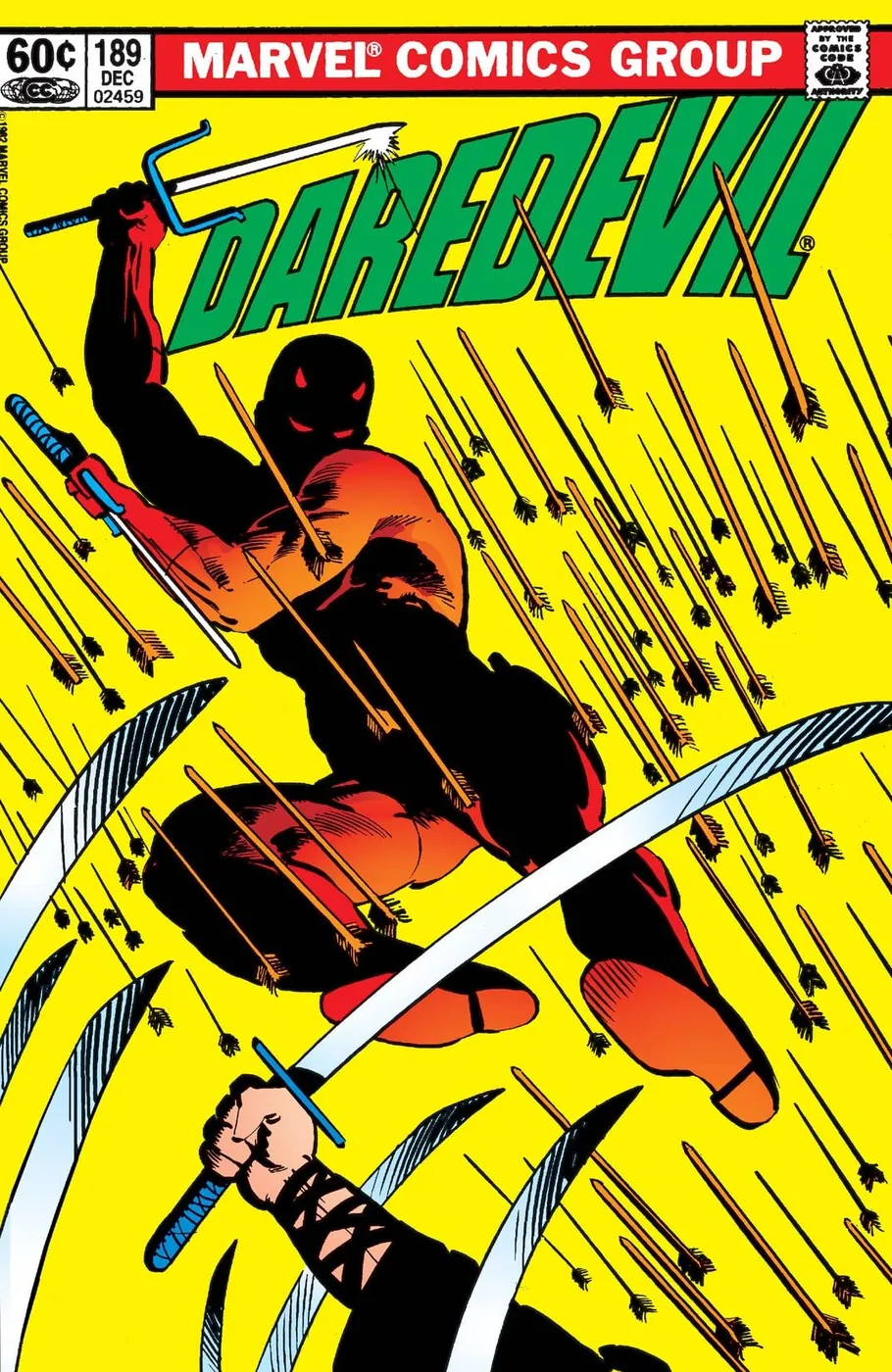 Cover of Daredevil #189