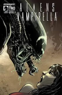 Cover of Aliens / Vampirella #2