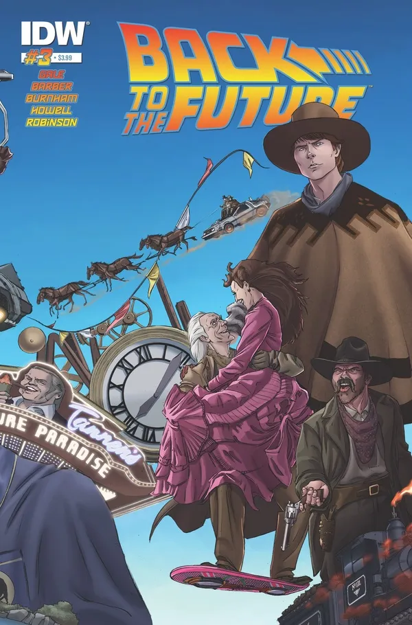 Cover of Back to the Future #3