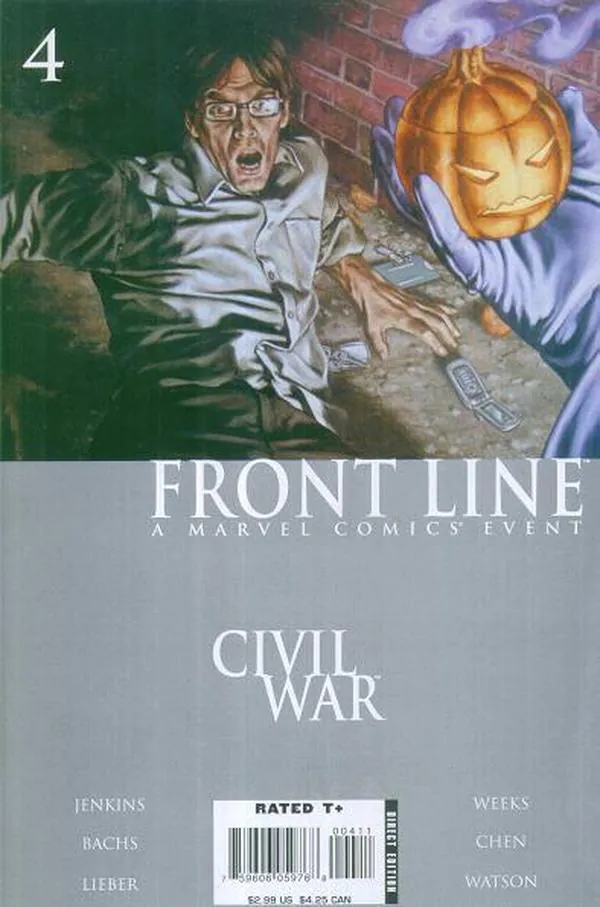 Cover of Civil War: Front Line #4