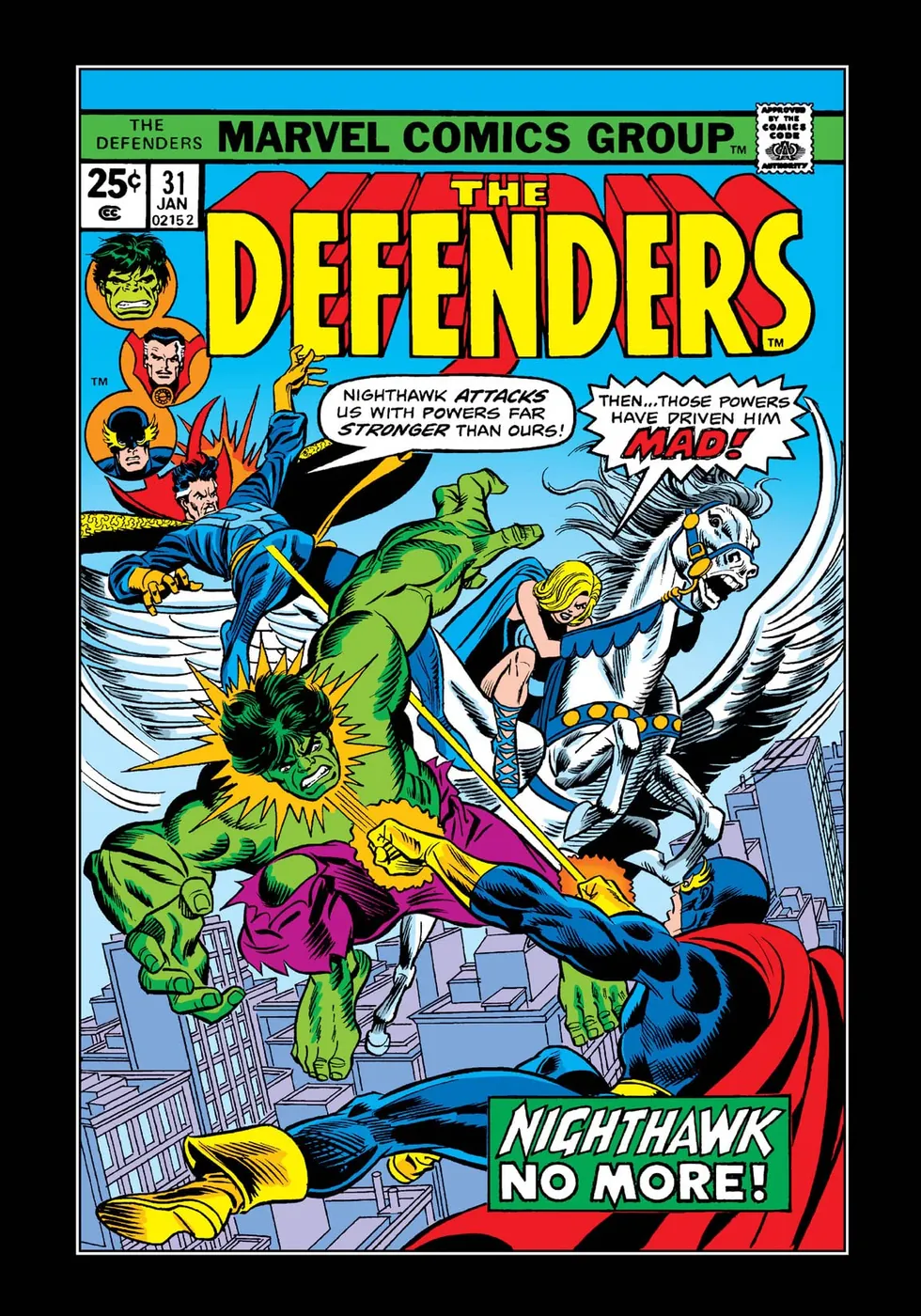 Cover of The Defenders #31