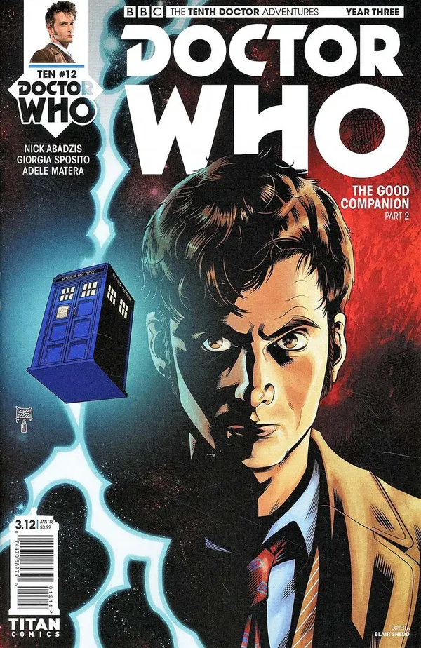 Cover of Doctor Who: The Tenth Doctor, Year Three #12