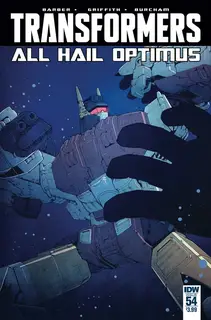 Cover of The Transformers #54