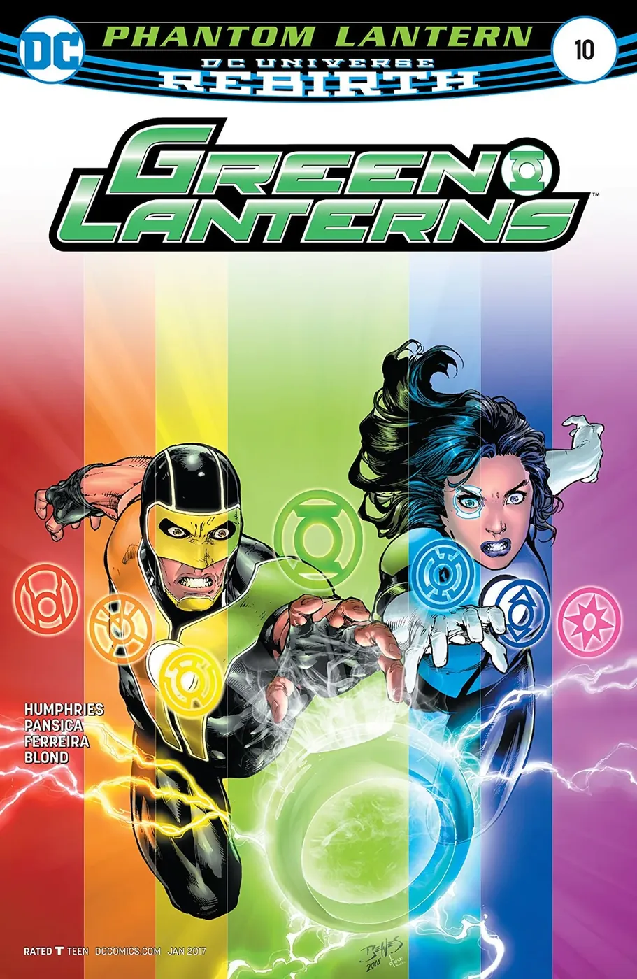 Cover of Green Lanterns #10