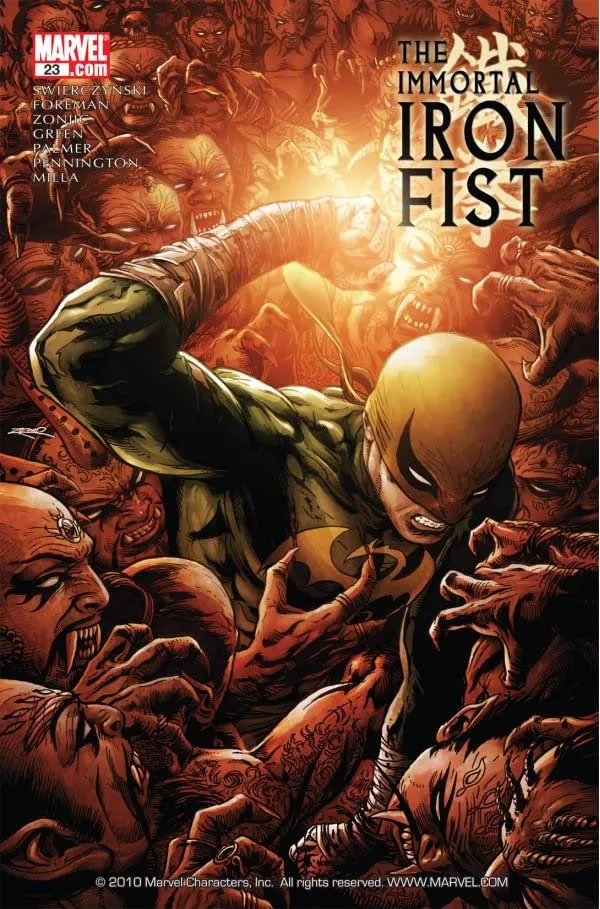 Cover of The Immortal Iron Fist #23