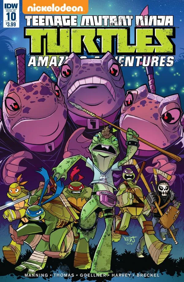 Cover of Teenage Mutant Ninja Turtles: Amazing Adventures #10
