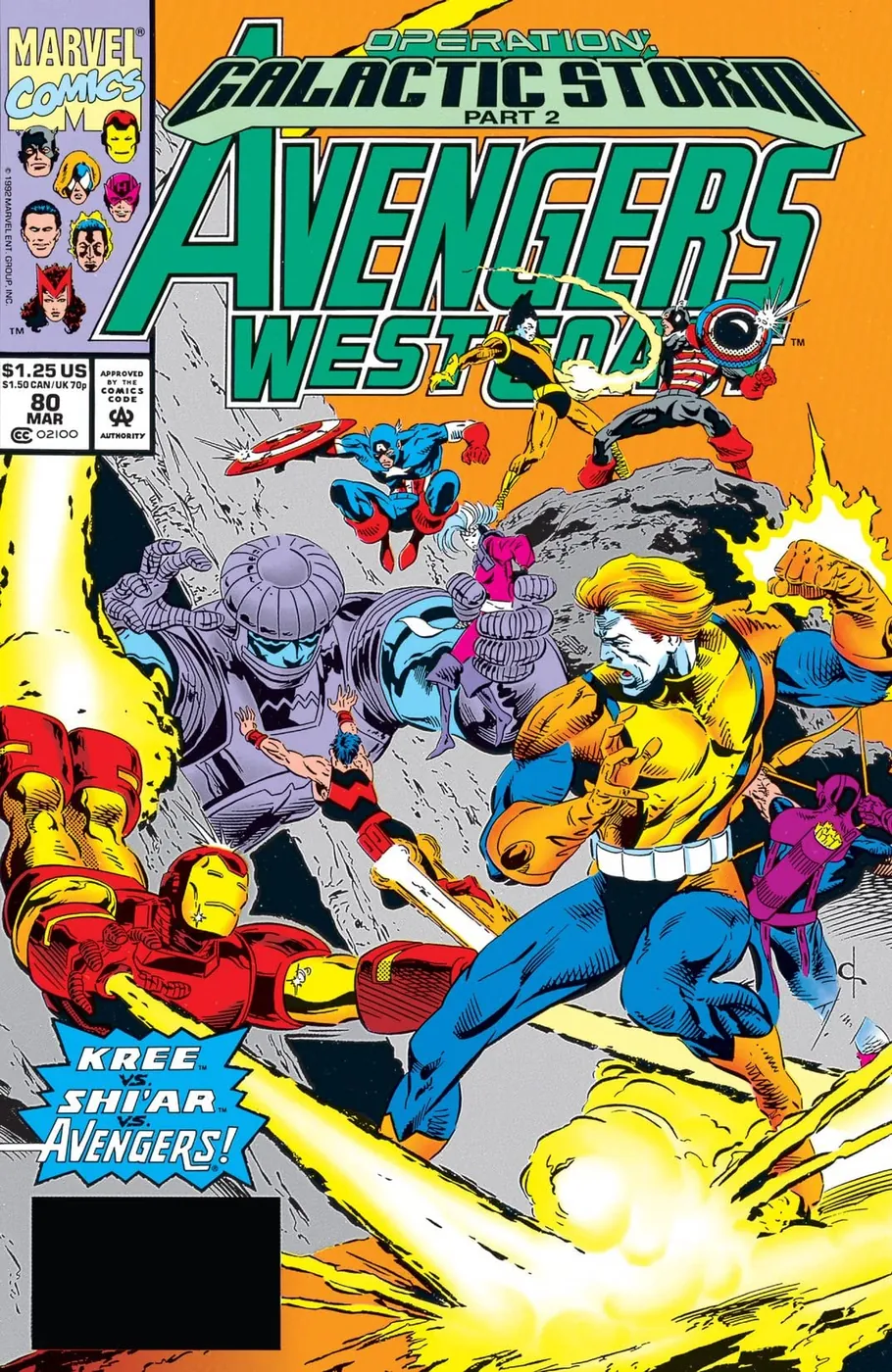 Cover of Avengers West Coast #80