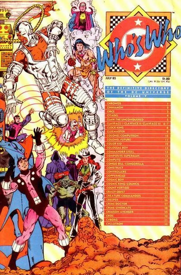 Cover of Who's Who: The Definitive Directory of the DC Universe #5