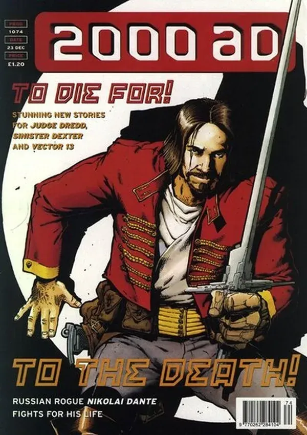 Cover of 2000 AD #1074