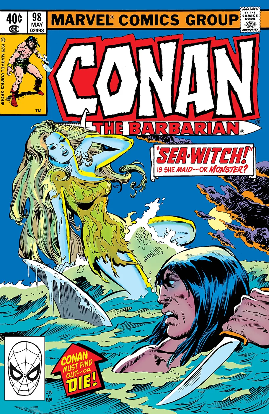 Cover of Conan the Barbarian #98