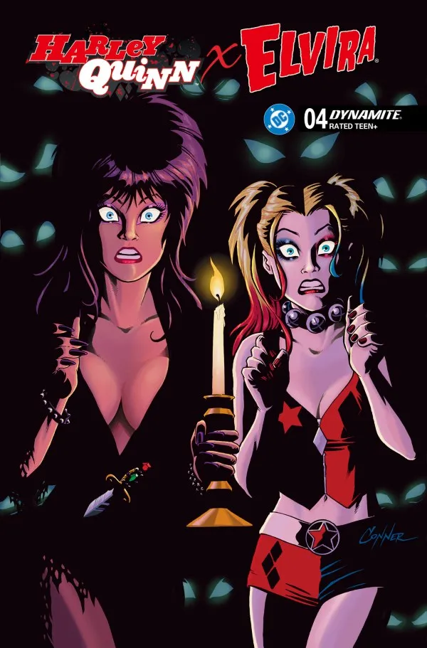 Cover of Harley Quinn x Elvira #4