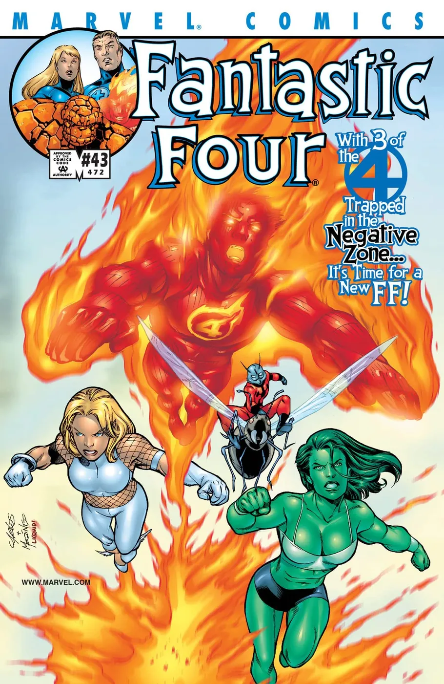 Cover of Fantastic Four #43 (472)