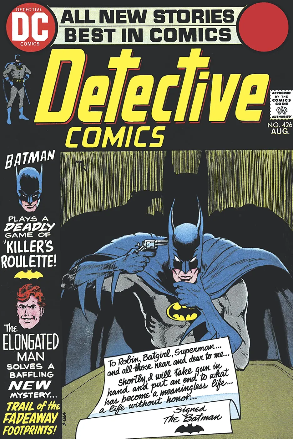 Cover of Detective Comics #426