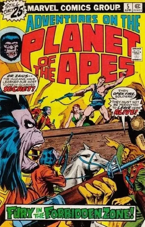 Cover of Adventures on the Planet of the Apes #5