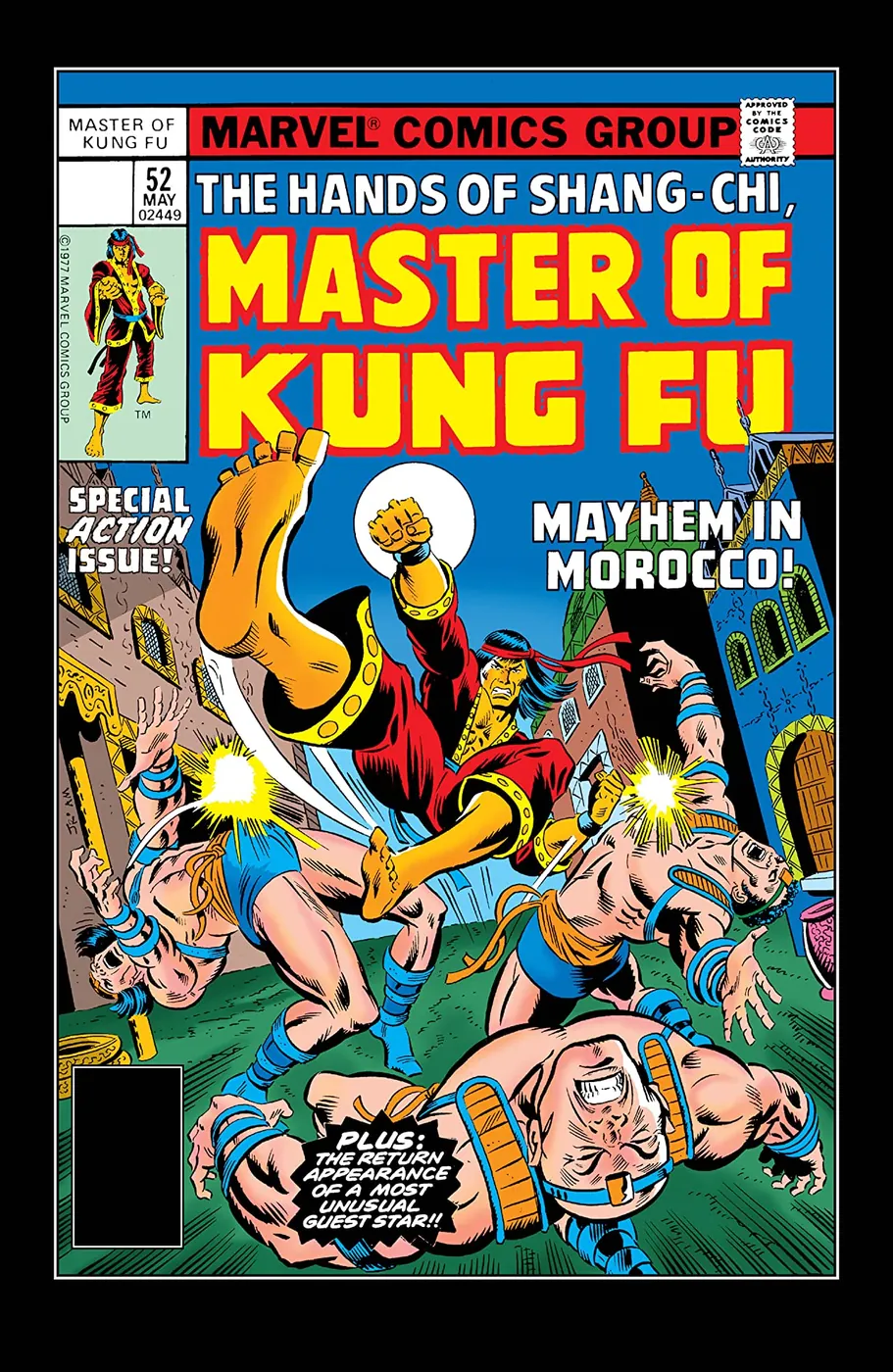Cover of Master of Kung Fu #52