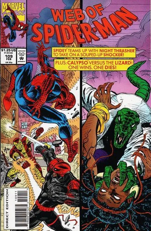 Cover of Web of Spider-Man #109