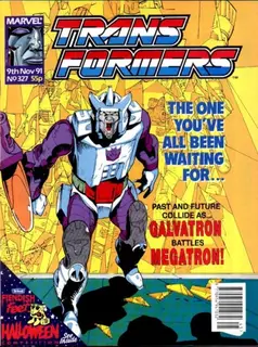 Cover of The Transformers #327