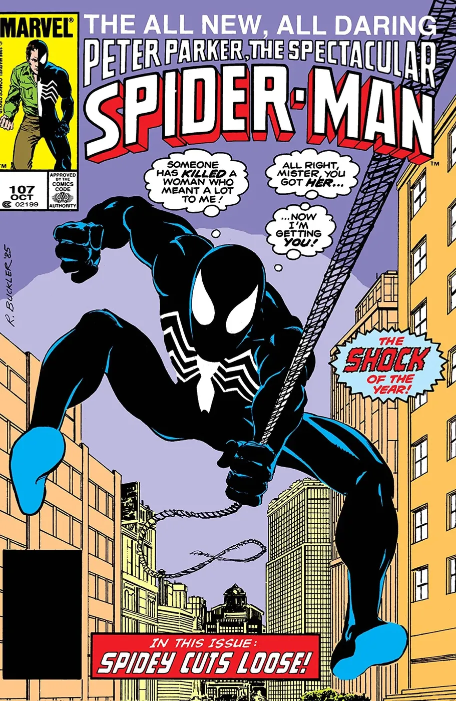 Cover of The Spectacular Spider-Man #107