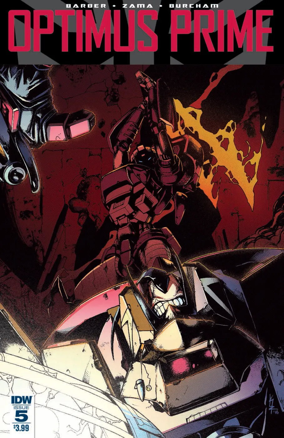 Cover of Optimus Prime #5