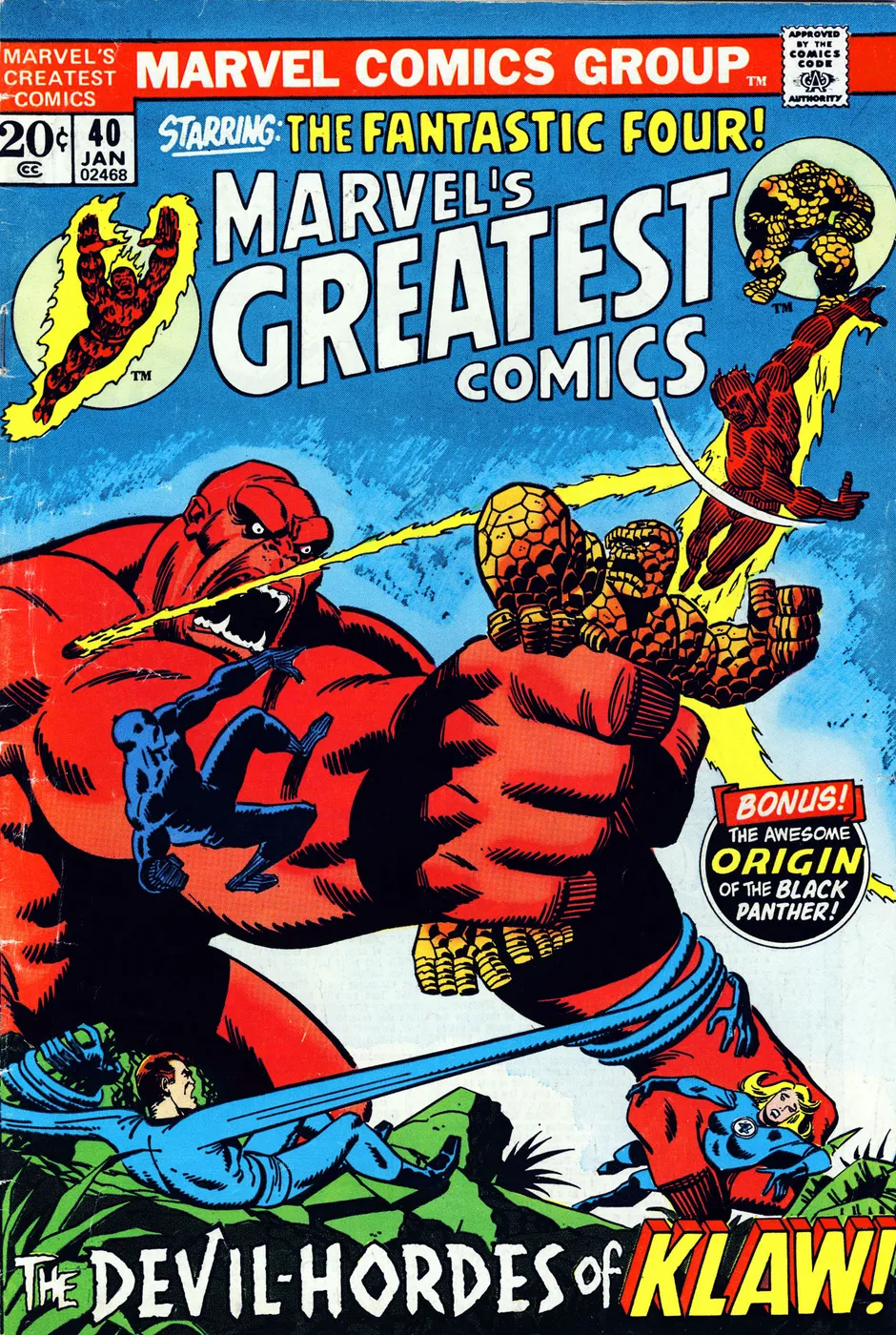 Cover of Marvel's Greatest Comics #40