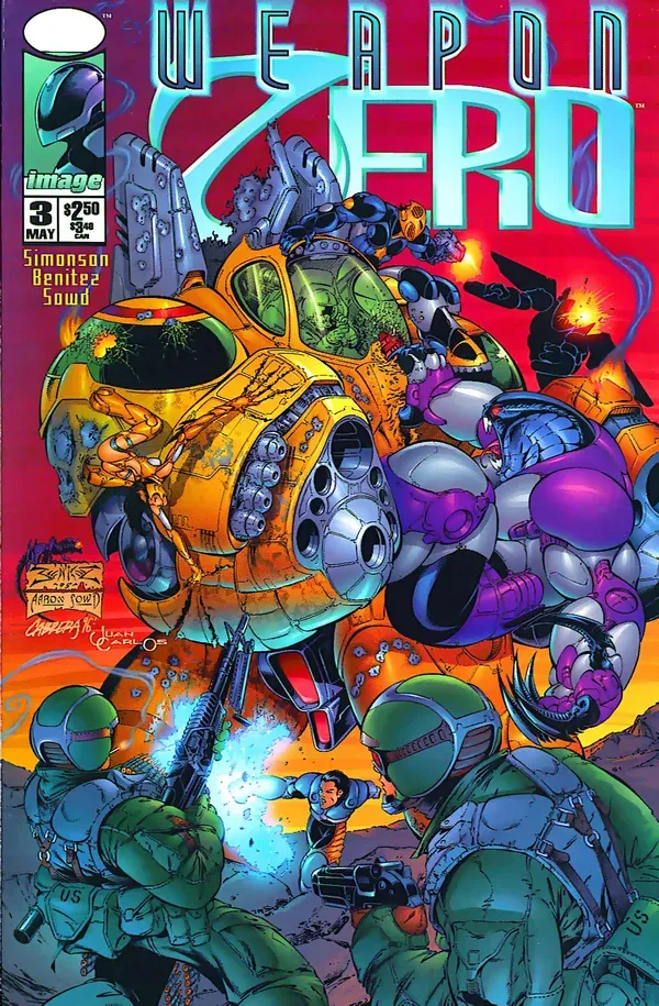 Cover of Weapon Zero #3