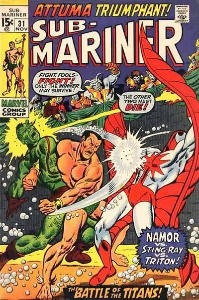 Cover of Sub-Mariner #31