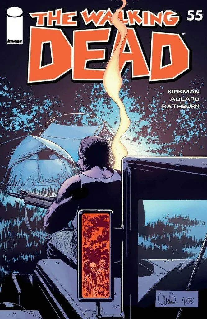 Cover of The Walking Dead #55