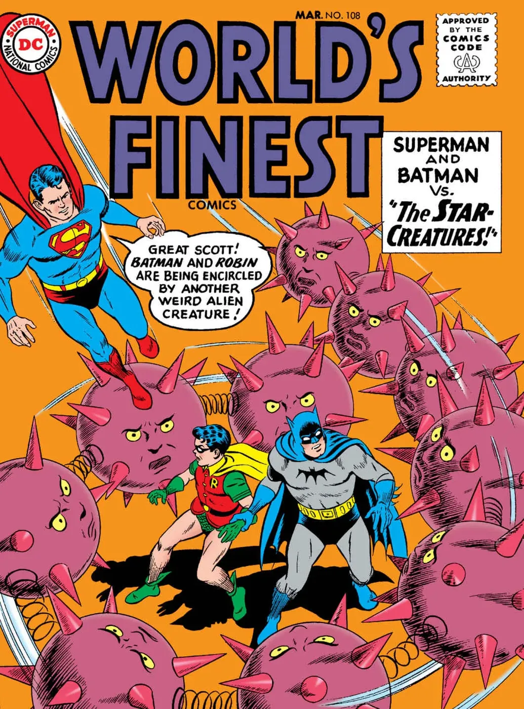 Cover of World's Finest Comics #108