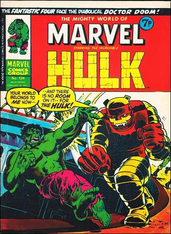 Cover of The Mighty World of Marvel #124