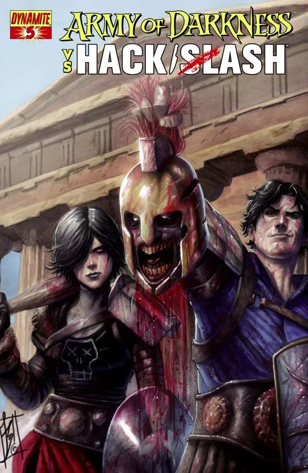 Cover of Army of Darkness vs. Hack/Slash #5