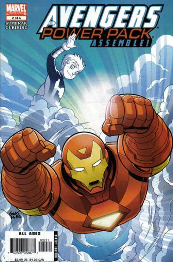 Cover of The Avengers and Power Pack Assemble! #2