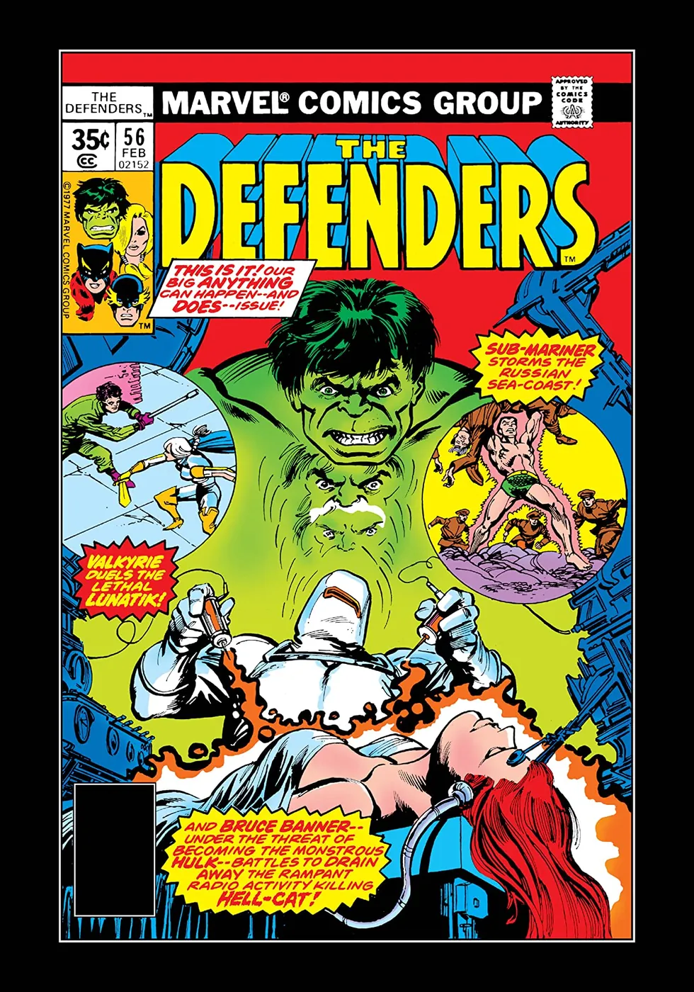 Cover of The Defenders #56