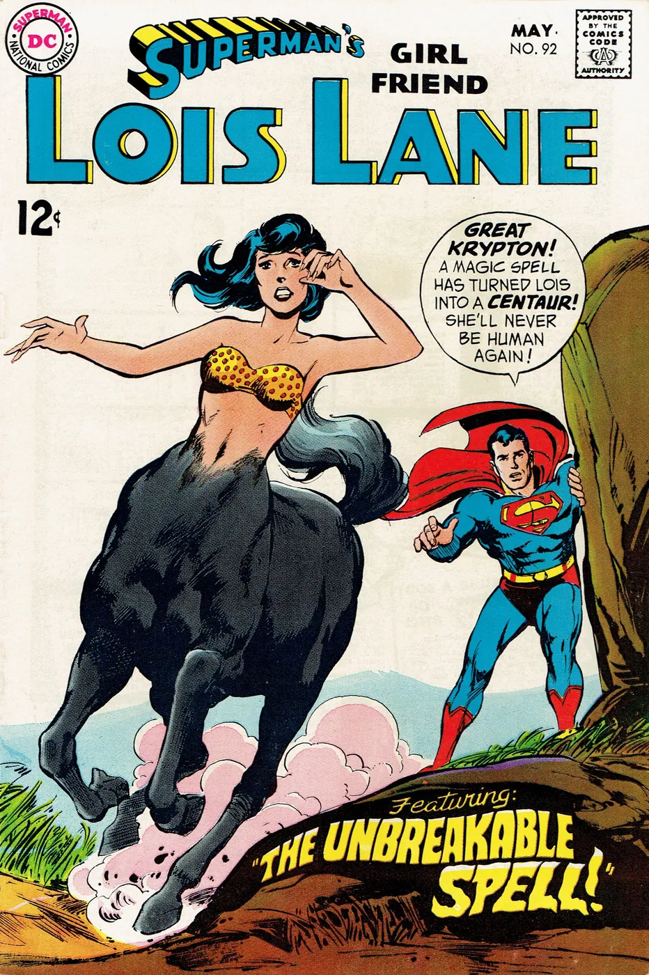 Cover of Superman's Girl Friend, Lois Lane #92