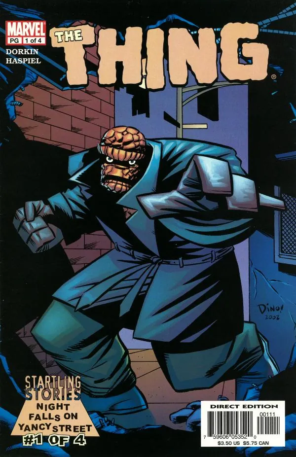 Cover of Startling Stories: The Thing - Night Falls on Yancy Street #1
