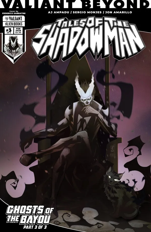 Cover of Valiant Beyond: Tales of the Shadowman - Ghosts of the Bayou #3