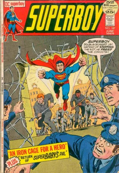 Cover of Superboy #187