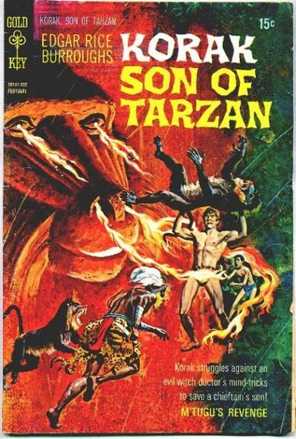 Cover of Edgar Rice Burroughs Korak, Son of Tarzan #33