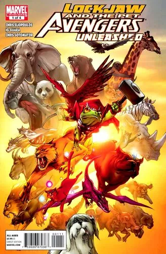 Cover of Lockjaw & the Pet Avengers Unleashed #1