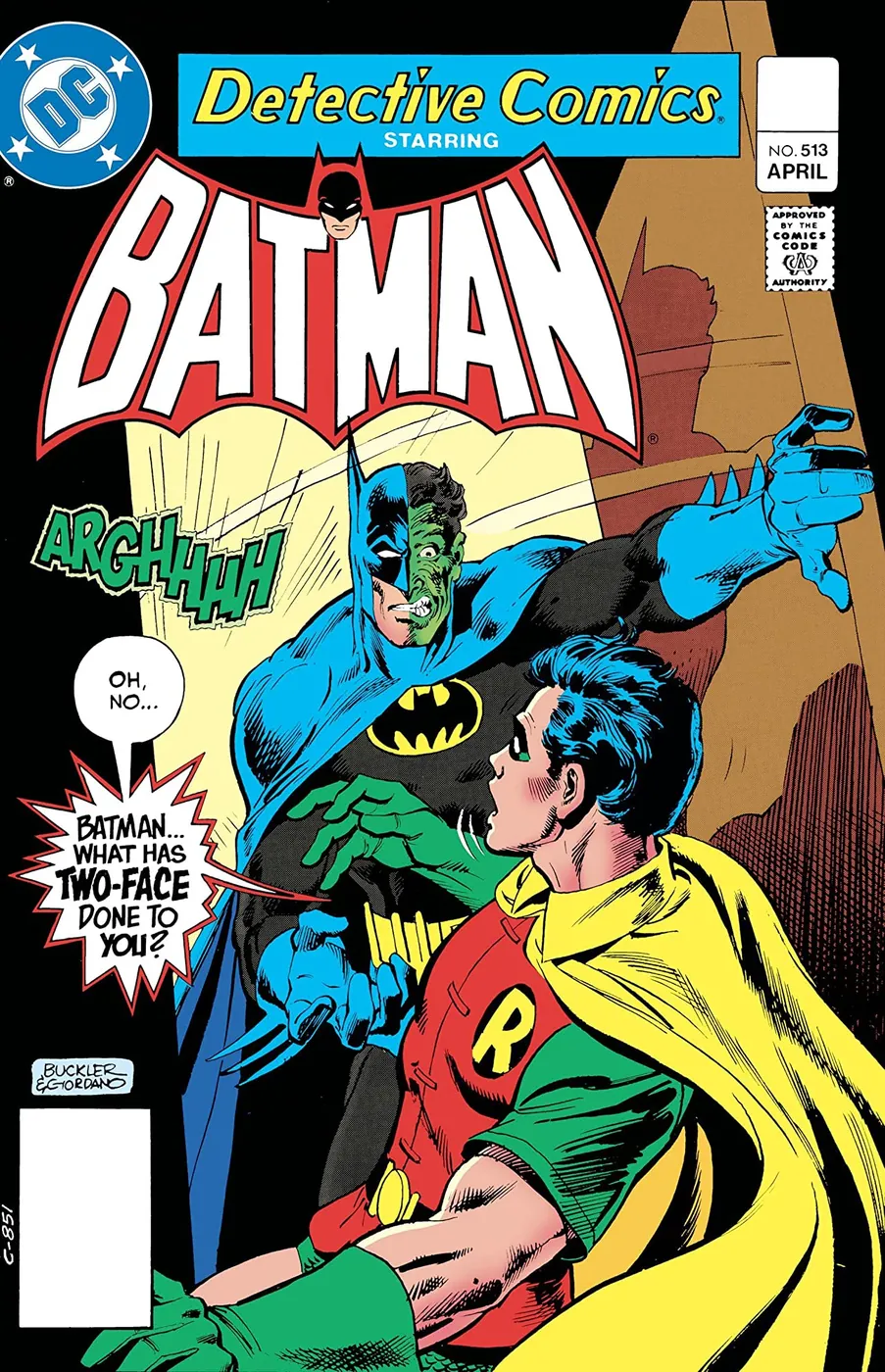 Cover of Detective Comics #513