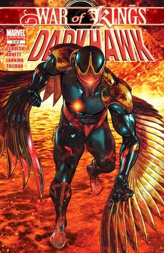 Cover of War of Kings: Darkhawk #2