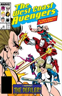 Cover of West Coast Avengers #38